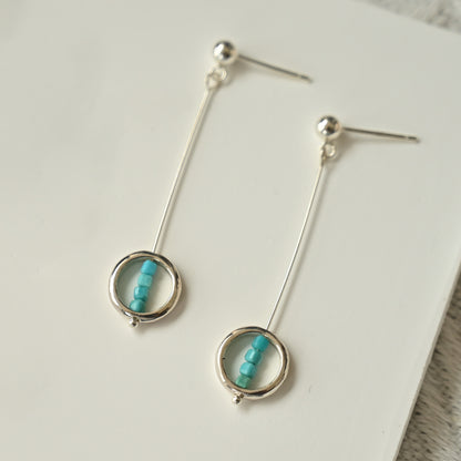 Dual Rhyme Hoop Earrings