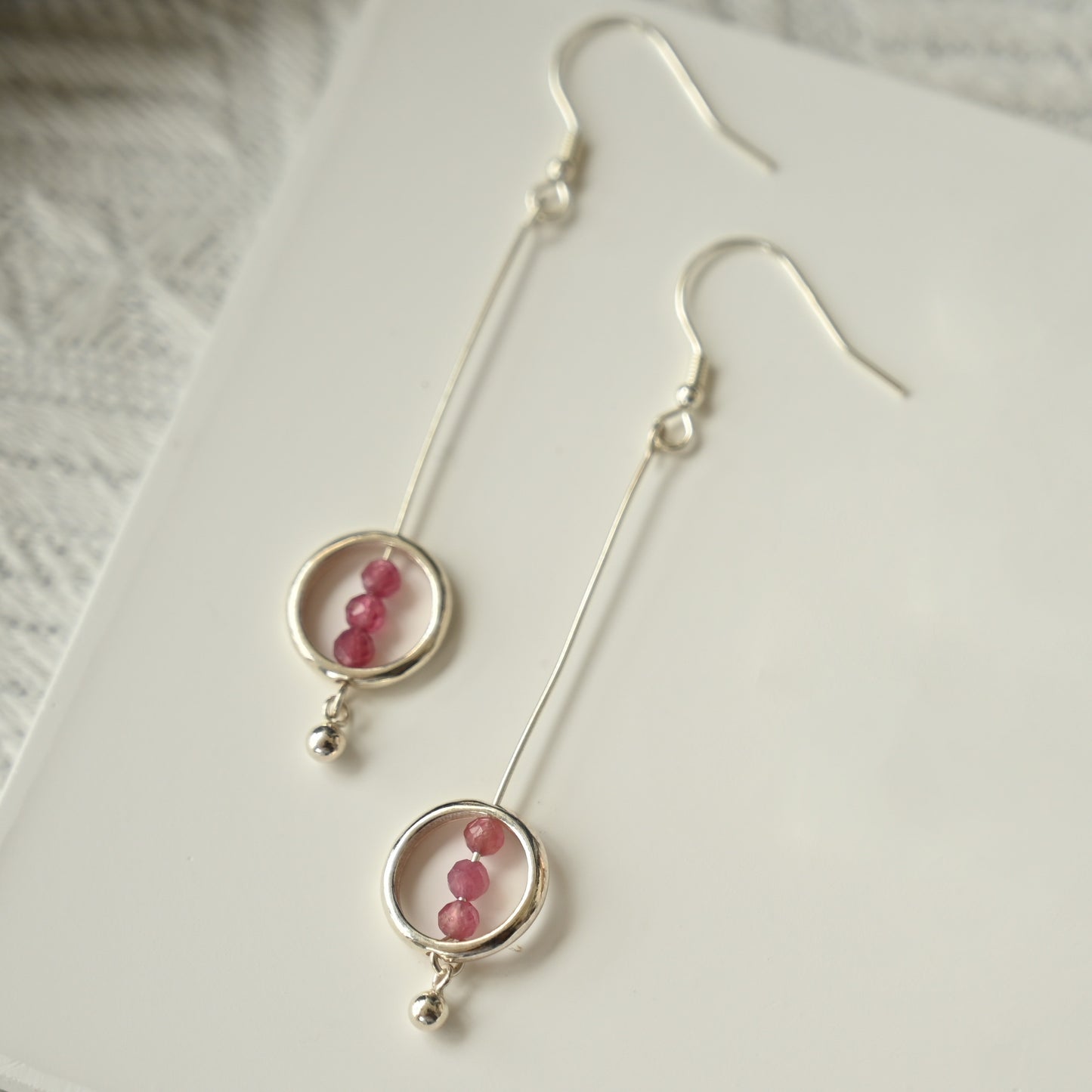 Dual Rhyme Hoop Earrings