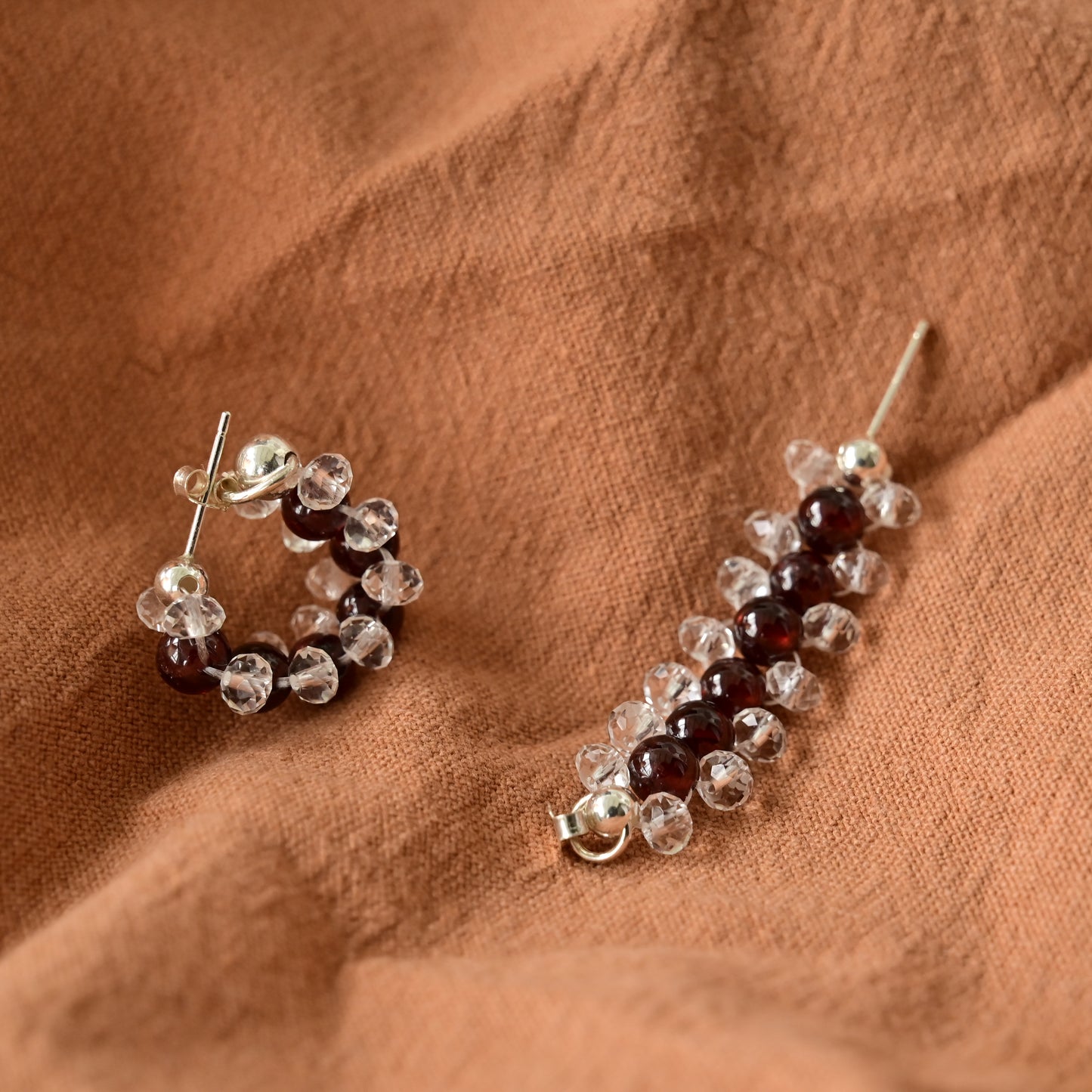 Crimson Echoes Earrings