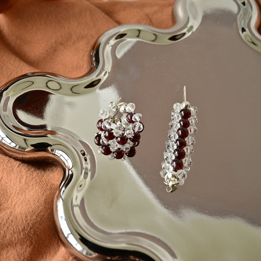 Crimson Echoes Earrings