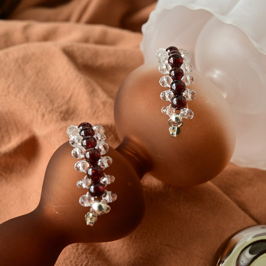 Crimson Echoes Earrings